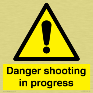Danger shooting in progress